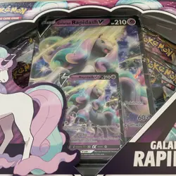 Pokemon TCG - Galarian Rapidash V Box - Factory Sealed Sword & Shield New ?? 820650808739 - Image 2