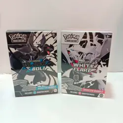 Pokemon Scarlet & Violet Black Bolt & White Flare Booster Bundle Lot Sealed - Image 1