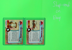 #58/59 GROWLITHE/ARCANINE 1999 Topps Pokemon TV Series 1 BLACK LOGO - Image 2