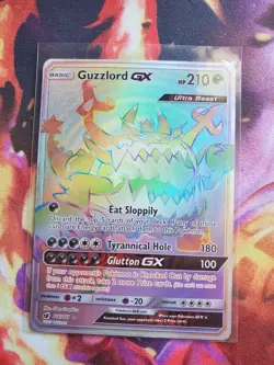 Guzzlord GX (Secret) 116/111 Secret Rare Holo NM Pokemon SM - Crimson Invasion - Image 1