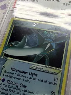 2005 Pokemon Latios Gold Star EX Deoxys Holo Rare #106 PSA 10 FanArt Custom Card - Image 2