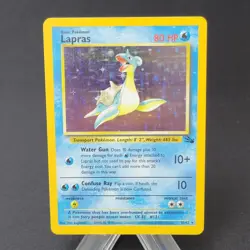 Pokemon TCG Lapras 10/62 Fossil Set 1999 Holo Rare -MP - Image 1