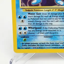 Poliwrath 15/130 Base Set 2 Unlimited Holo Rare MP Pokemon TCG - Image 4
