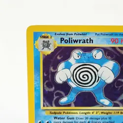 Poliwrath 15/130 Base Set 2 Unlimited Holo Rare MP Pokemon TCG - Image 5