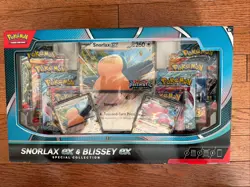 Pokemon Snorlax Ex & Blissey Ex Special Collection Box (NEW & SEALED) SHIP ASAP - Image 1