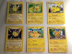 Pokemon TCG Pikachu Lot Of 6! NM, Lp, P, MP! - Image 1