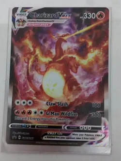 Charizard VMAX SWSH261 Pokemon Card Holo Rare Protective Sleeve #Live - Image 1