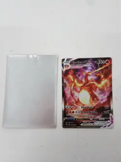 Charizard VMAX SWSH261 Pokemon Card Holo Rare Protective Sleeve #Live - Image 3