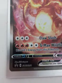 Charizard VMAX SWSH261 Pokemon Card Holo Rare Protective Sleeve #Live - Image 5