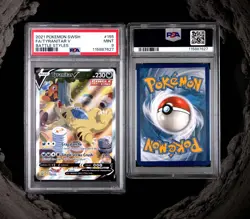 Pokemon Battle Styles Tyranitar V #155 Full Art PSA 9 Graded Card Single Strike - Image 2