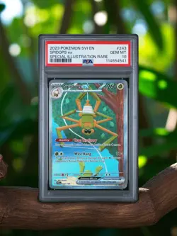 2023 POKEMON SVI EN SPIDOPS EX SPECIAL ILLUSTRATION #243 PSA 10 Graded Card - Image 1