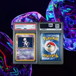 1999 Pokemon Game Base Mewtwo Holo #10 PSA 9 Graded TCG Card - Image 2