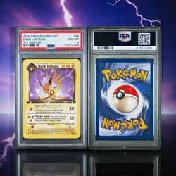 2000 Pokemon Rocket Dark Jolteon #38 1st Edition PSA 8 Graded Card - Image 2