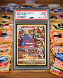 2022 Pokemon Lost Origin Full Art Gengar SWSH #TG06 PSA 10 Graded Card - Image 1