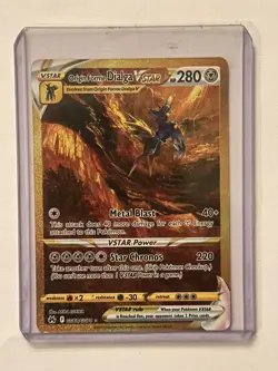 Pokemon TCG Crown Zenith Origin Form Dialga V Star gold GG68/GG70 Alt Art - Image 1