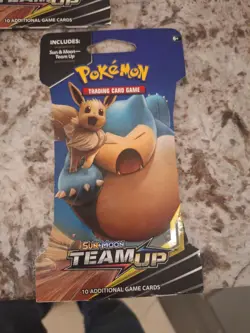 Pokemon TCG Team Up Booster Wrapper Lot x10 - Authentic 2019 Sun & Moon Pack Sle - Image 3