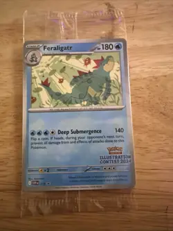 Pokemon Day 2024 Illustration Contest 3 Card Set Feraligatr, Pikachu, Toxtricity - Image 1
