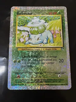 Pokemon TCG Legendary Collection Bulbasaur Reverse Holo 68/110 DMG - Image 1