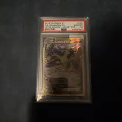 2016 Pokemon Fates Collide Alakazam EX 125/124 Gold Secret Rare PSA 10 - Image 1