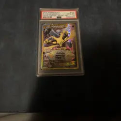 2016 Pokemon Fates Collide Alakazam EX 125/124 Gold Secret Rare PSA 10 - Image 3