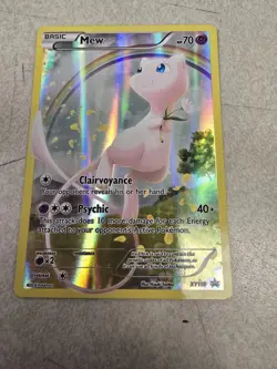 Pokemon TCG Mew XY110 Holo Black Star Promo Light Play - Image 4
