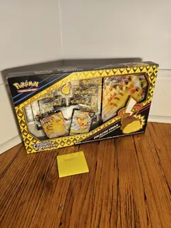 Pokemon Cards Crown Zenith Pikachu Vmax Premium Collection Box Sealed 7 Packs - Image 1