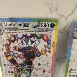 Pokemon TCG Umbreon Ex Espeon Ex Svp 175 176 Promo Pair NM Prismatic Evolution - Image 5