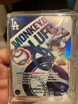 Monkey.D.Luffy (010) (Dodgers x ONE PIECE) EB02-010 One Piece Promotion Cards... - Image 1