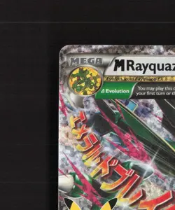 Mega M Rayquaza EX 76/108 Celebrations Ultra Rare Holo Pokemon Card NM - Image 3