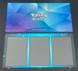 Official Pokemon Card Display Case - 3 Card, Magnetic Acrylic Display! FREE SHIP - Image 1