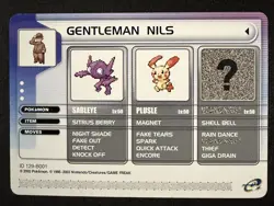Gentleman Nils - Battle'e Card Promo - Pokemon Card TCG E-Reader-LP - Image 2