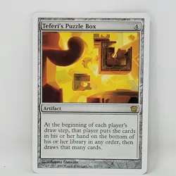 MTG English Magic Card Light Play TEFERI'S PUZZLE BOX from 8th Edition - Image 1