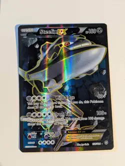 Pokemon TCG Steelix EX Ultra Rare Full Art Holo Card 2016 Steam Siege #108/114 - Image 1