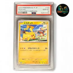 PSA 10 Pikachu 120/SV-P Japanese Promo Gym Event Charizard 2023 Pokemon Card - Image 1