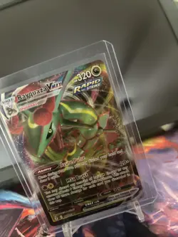Pokemon TCG Rayquaza VMAX Holo Ultra Rare Card Evolving Skies 111/203 - Image 3