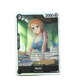 One Piece Card Game Nami ST14-006 SR Super Rare Foil Card NM - Image 1