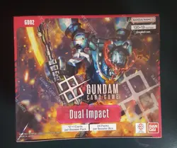 Gundam Card Game booster box Dual Impact GD02 factory sealed new English - Image 1