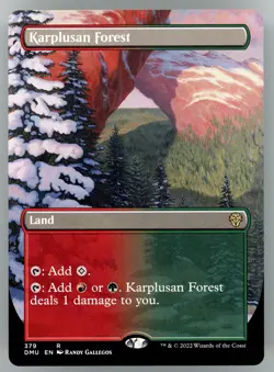 Karplusan Forest (Borderless) Dominaria United Regular - Image 1