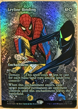 LIMITED EDITION SPM Marvel Bonus Sheet MtG Leyline Binding Unplayed NM FOIL! - Image 1