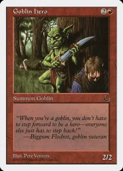 1x Goblin Hero HP Eng MTG - Anthologies - Image 1