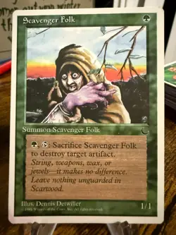 MTG Magic the Gathering Scavenger Folk - Image 1