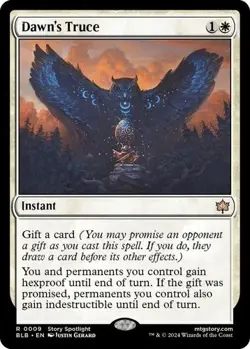 Dawn's Truce Near Mint English Bloomburrow MTG Magic NICE! - Image 1
