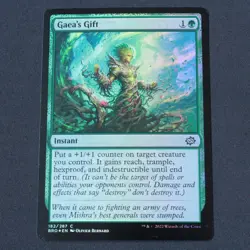 Gaea's Gift FOIL 182 MTG The Brothers' War (BRO) Common NM - Image 1