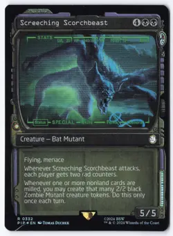 Screeching Scorchbeast (Showcase) R Universes Beyond: Fallout 332 MP - Image 1