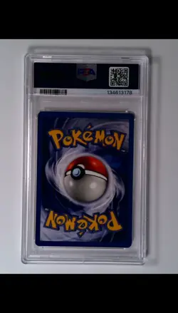 1999 POKEMON BASE SET UNLIMITED YELLOW CHEEKS #58 PIKACHU PSA 7 - Image 2