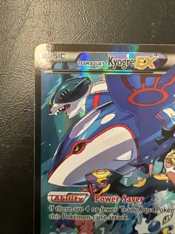 Pokemon Team Aqua's Kyogre EX 6/34 Holo Rare Double Crisis A - Image 2