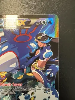Pokemon Team Aqua's Kyogre EX 6/34 Holo Rare Double Crisis A - Image 3