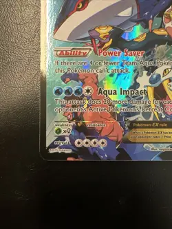 Pokemon Team Aqua's Kyogre EX 6/34 Holo Rare Double Crisis A - Image 4