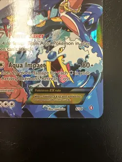 Pokemon Team Aqua's Kyogre EX 6/34 Holo Rare Double Crisis A - Image 5