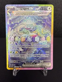 Pokemon TCG Terapagos EX 170/142 Stellar Crown Holo Special Illustration Rare - Image 1